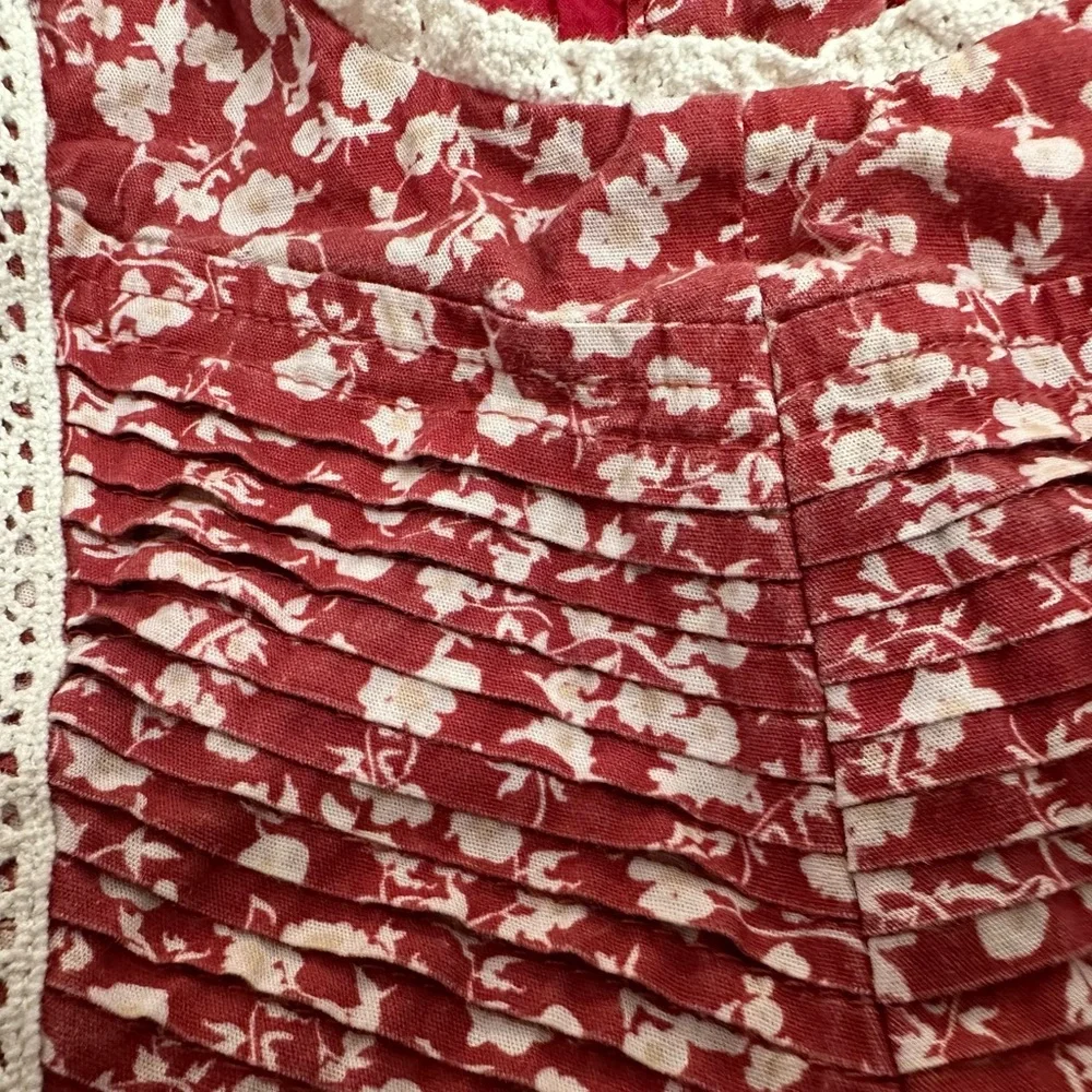 Cheeky plum Piper dress- poinsettia 4t - Picture 6 of 6
